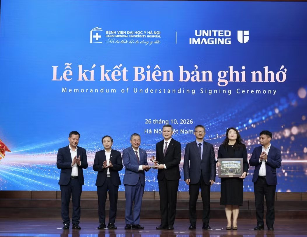 Bệnh viện Đại học Y Hà Nội và United Imaging Healthcare đã ký kết Biên bản ghi nhớ