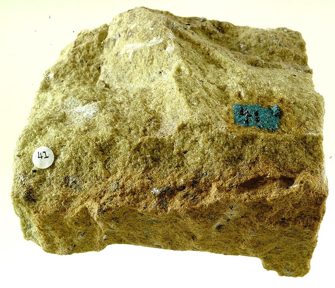 Mẫu đá peridotite trong ảnh tư liệu địa chất