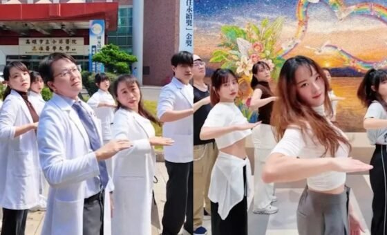 Phó giám đốc Bệnh viện Đa khoa Tiểu Cảng cùng dàn bác sĩ nhảy vũ đạo thu hút 2,2 triệu lượt xem