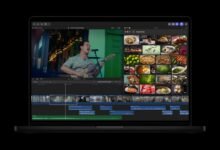 Final Cut Pro trong Apple Creator Studio hiển thị thư viện tư liệu video