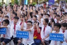 Học sinh tham gia chương trình an toàn trên không gian mạng