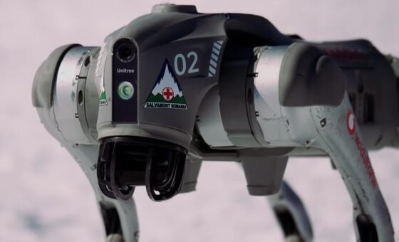 Robot Unitree Go2 trong ảnh tư liệu của lực lượng cứu hộ Salvamont