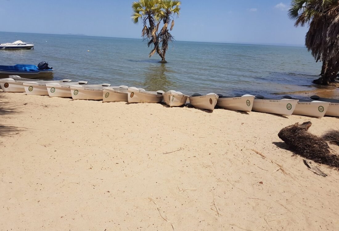 Cảnh quan hồ Turkana tại Kenya