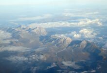 Khối núi Gran Sasso thuộc dãy Apennine ở Italy