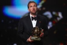 Tiền đạo Harry Kane nâng cao danh hiệu Quả bóng vàng 2026 tại London
