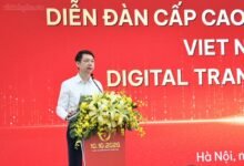 Đại diện Cục Chuyển đổi số quốc gia phát biểu tại diễn đàn