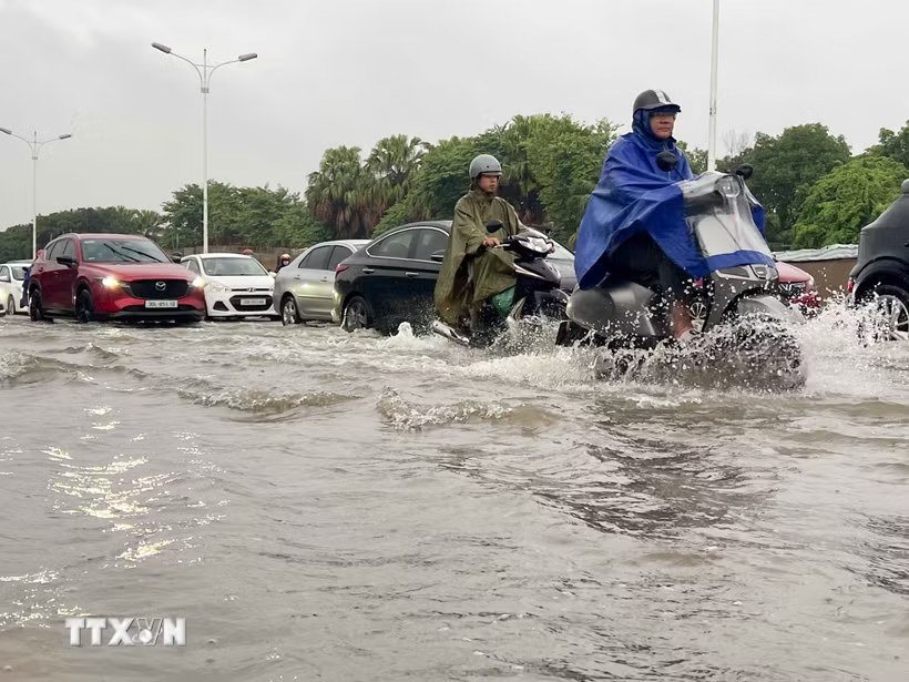 Ảnh tư liệu mưa ngập ở Việt Nam, minh họa thời tiết