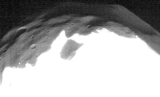 Phobos trong ảnh quan sát của NASA, ảnh tư liệu; không phải ảnh MMX đã hạ cánh