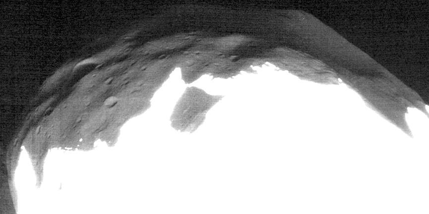 Phobos trong ảnh quan sát của NASA, ảnh tư liệu; không phải ảnh MMX đã hạ cánh