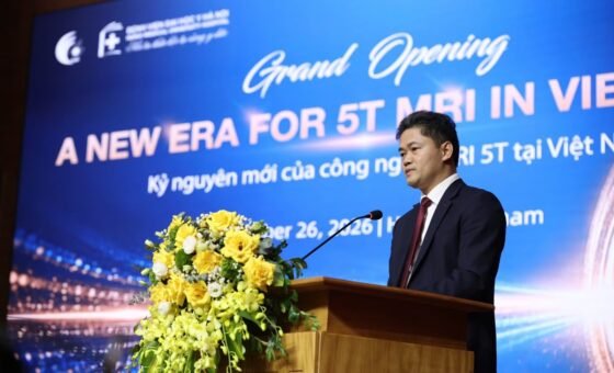 Thứ trưởng Thường trực Bộ Y tế Vũ Mạnh Hà phát biểu tại buổi Lễ