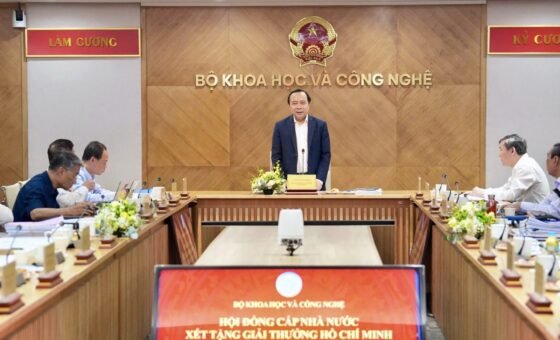 Phiên họp Hội đồng cấp Nhà nước xét tặng Giải thưởng Hồ Chí Minh và Giải thưởng Nhà nước về khoa học và công nghệ đợt 7 - Ảnh: Bộ Khoa học và Công nghệ