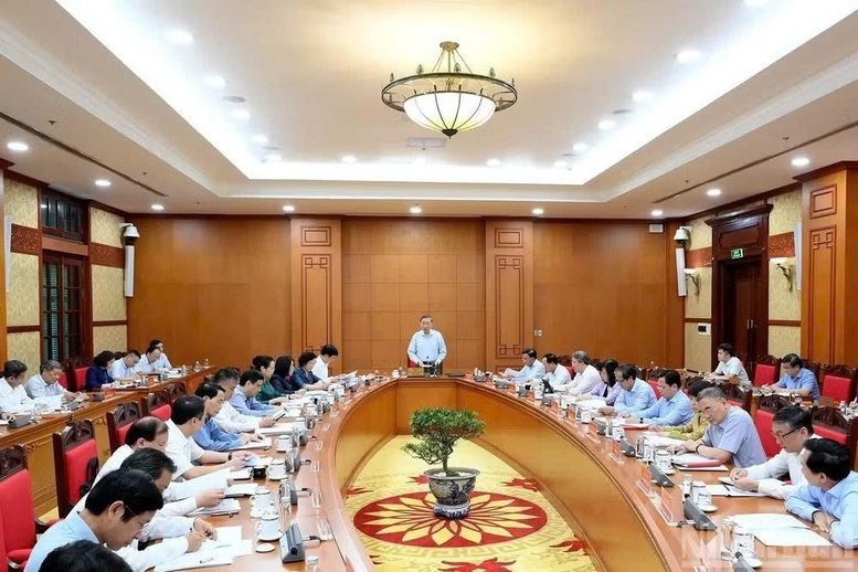 Cuộc làm việc về phát triển thể dục thể thao trong giai đoạn mới
