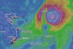 Ảnh vệ tinh mắt siêu bão Champi rộng 80km mạnh cấp 17 trở thành cơn bão mạnh nhất năm 2026