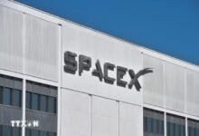 Biển tên SpaceX tại cơ sở doanh nghiệp, ảnh tư liệu minh họa của TTXVN; không phải ảnh ký giao dịch GPU