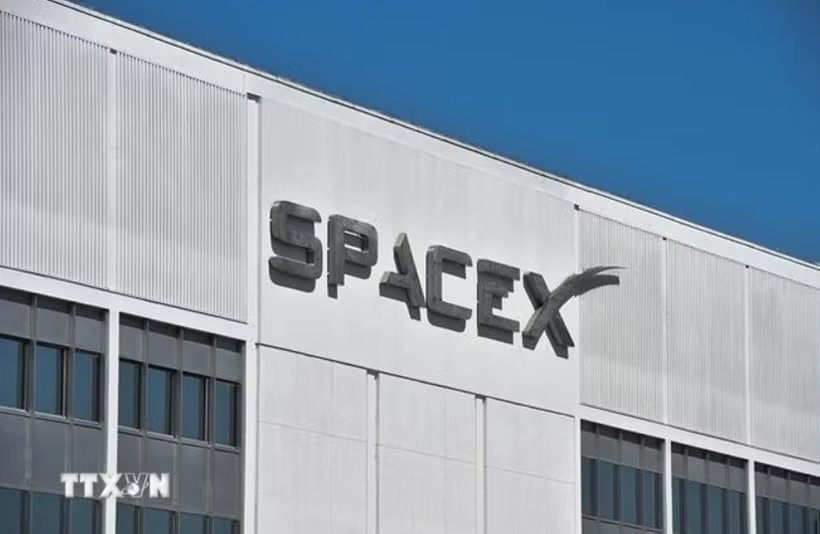 Biển tên SpaceX tại cơ sở doanh nghiệp, ảnh tư liệu minh họa của TTXVN; không phải ảnh ký giao dịch GPU