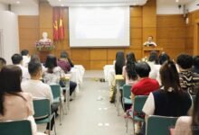 minh họa hoạt động đào tạo, quản lý và bảo vệ thông tin. Tập huấn ứng dụng ONE AI. Ảnh; chinhphu.vn/Thiện Tâm