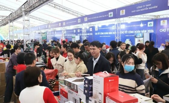 Chương trình "Chợ Tết Công đoàn - Xuân 2027" sẽ được triển khai ở các tỉnh thành phố trên cả nước - Ảnh minh họa