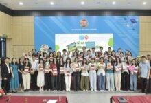 Thành viên Tòa soạn Tiếng Xanh tại lễ ra mắt nhiệm kỳ mới
