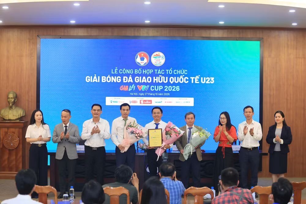 Buổi giới thiệu giải giao hữu Gia Lai VTV Cup 2026