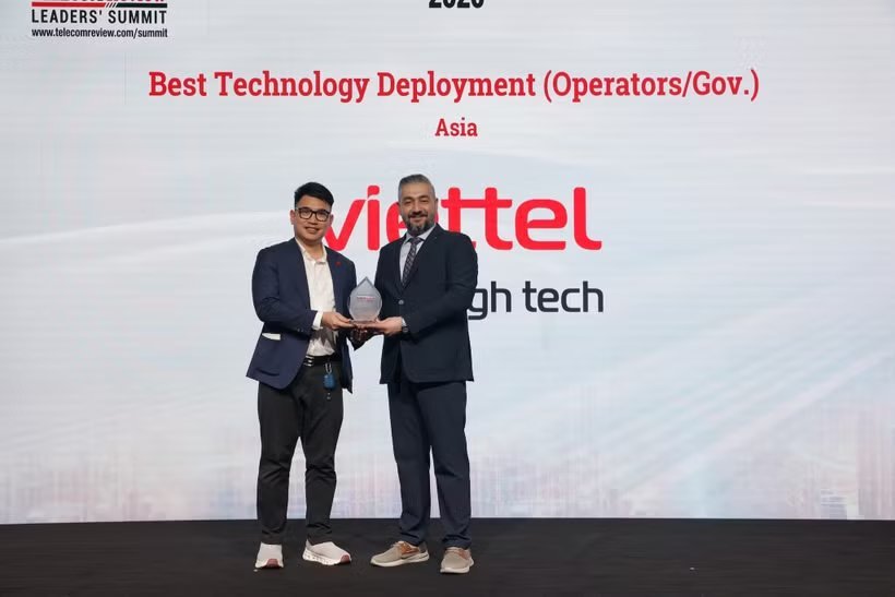 Viettel High Tech vừa được vinh danh ở hạng mục “Doanh nghiệp triển khai công nghệ xuất sắc khu vực châu Á” (Best Technology Deployment in Asia) tại Telecom Review